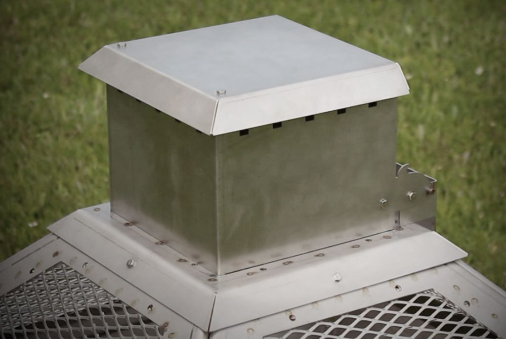 Cheminée en acier inoxidable